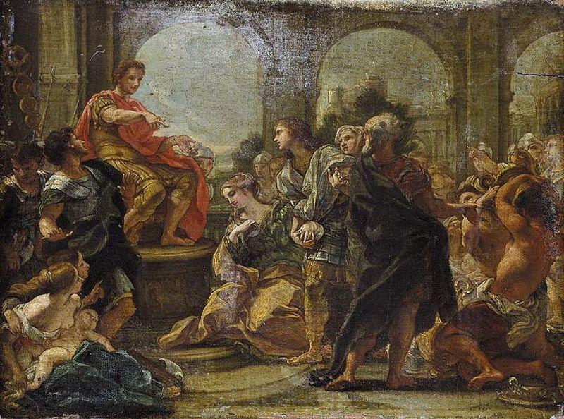 Giovanni Battista Gaulli Called Baccicio The Continence of Scipio Norge oil painting art